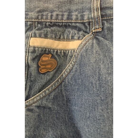 Vintage Snoop Dogg jeans mens size 38 y2k two tone rap straight leg grunge bagg - Picture 7 of 10